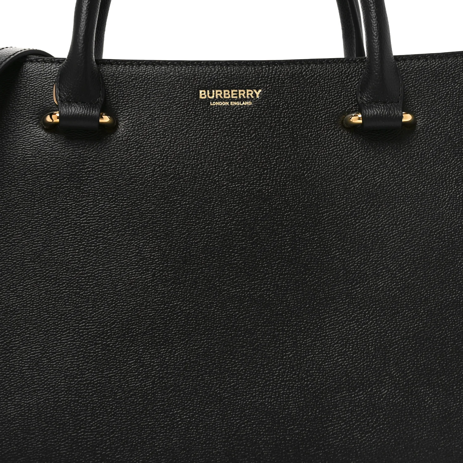 Calfskin Mega Check Small Banwell Tote Black - Image 7