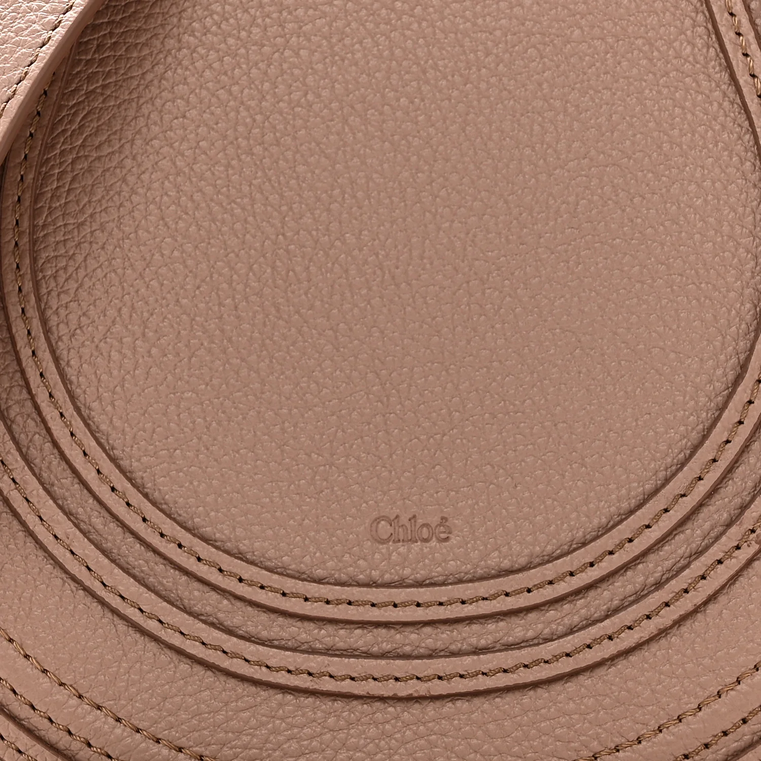 Grained Calfskin Marcie Saddle Bag Woodrose - Image 7