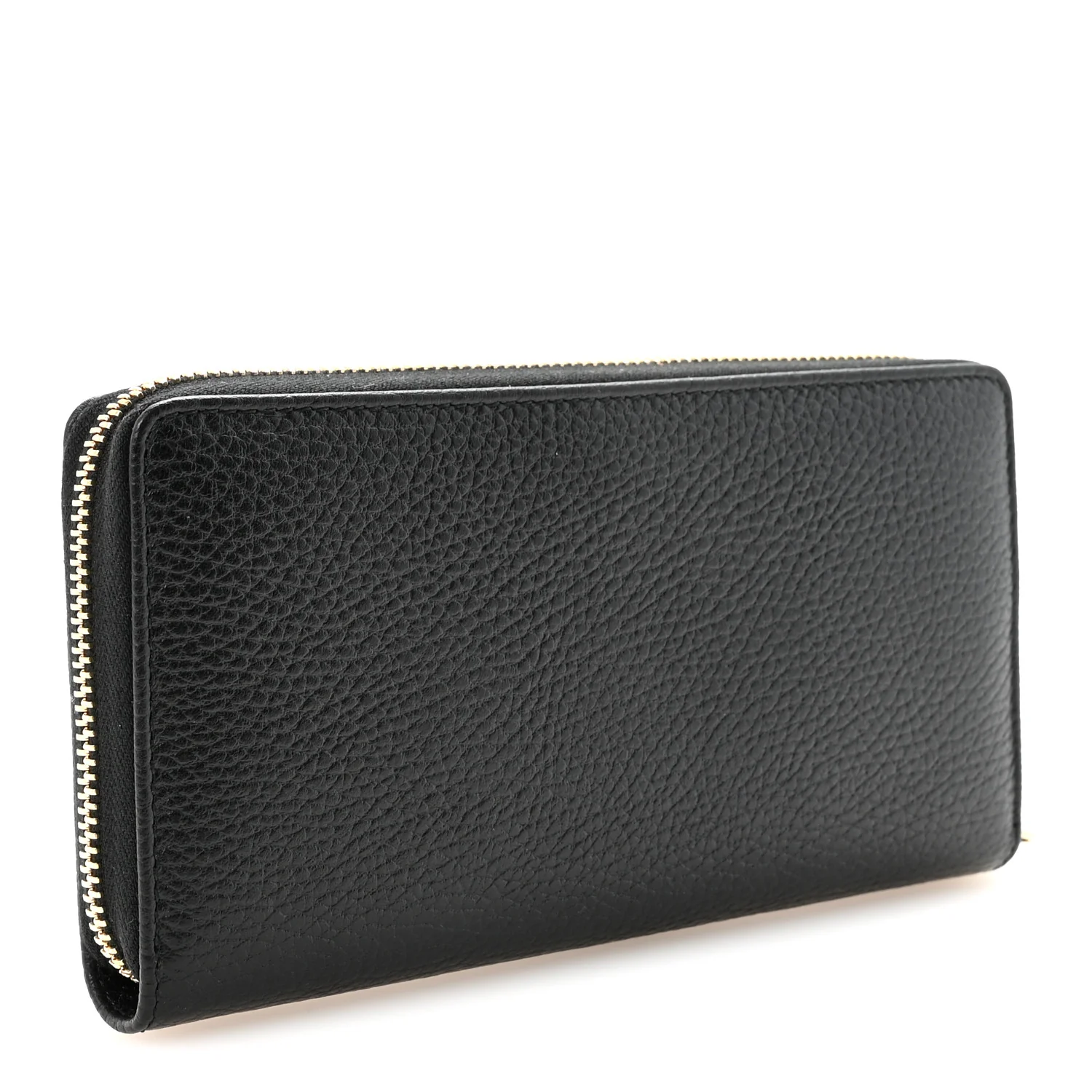Dollar Calfskin GG Marmont Zip Around Wallet Black - Image 3