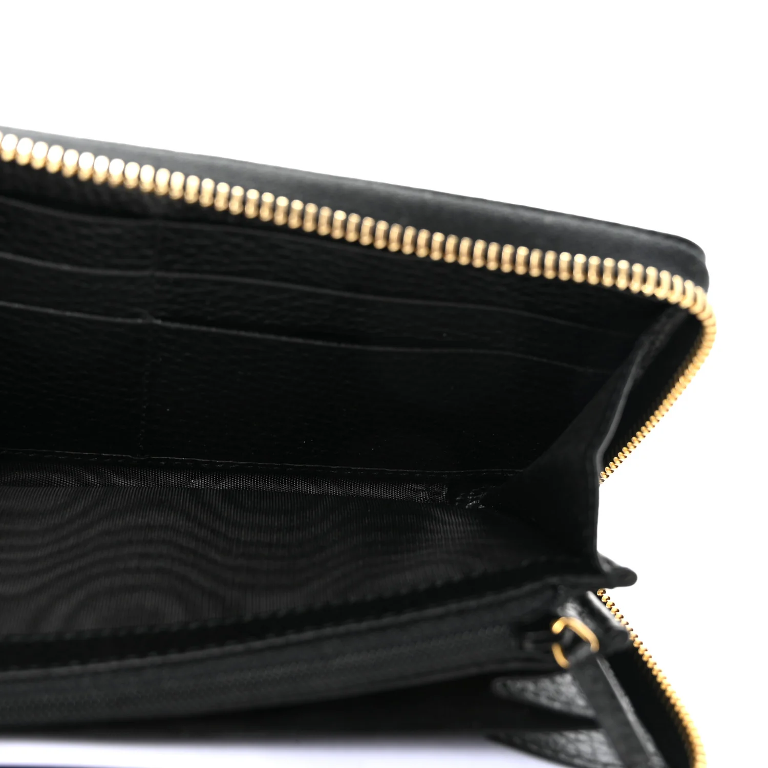 Dollar Calfskin GG Marmont Zip Around Wallet Black - Image 5