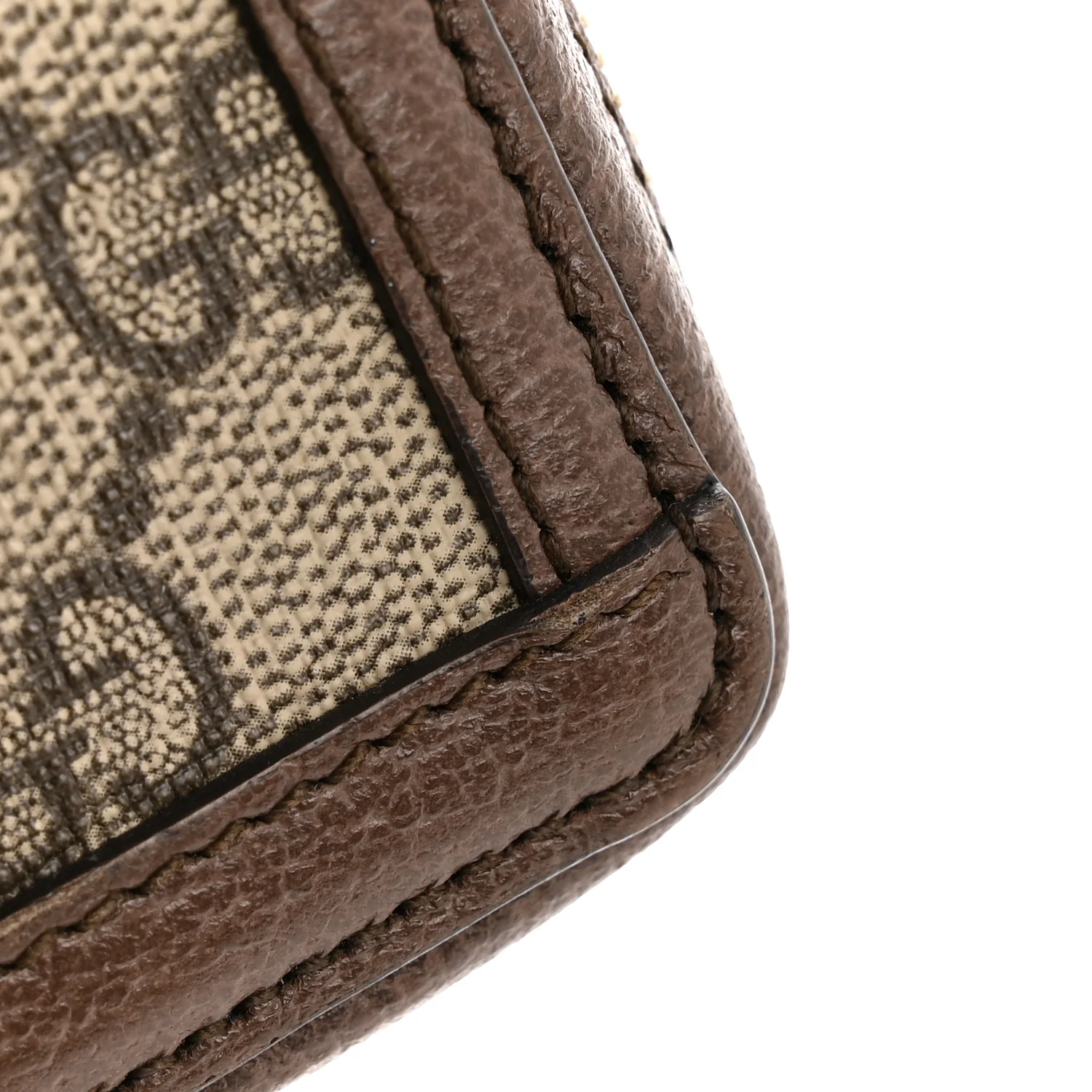 GG Supreme Monogram Textured Dollar Calfskin Web Ophidia AirPods Pro Case Beige Ebony New Acero - Image 11