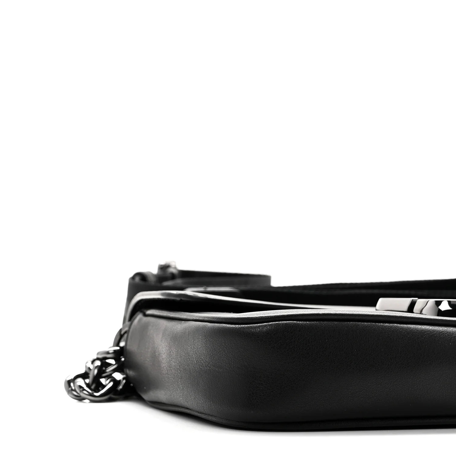 Calfskin The J Marc Shoulder Bag Black - Image 7