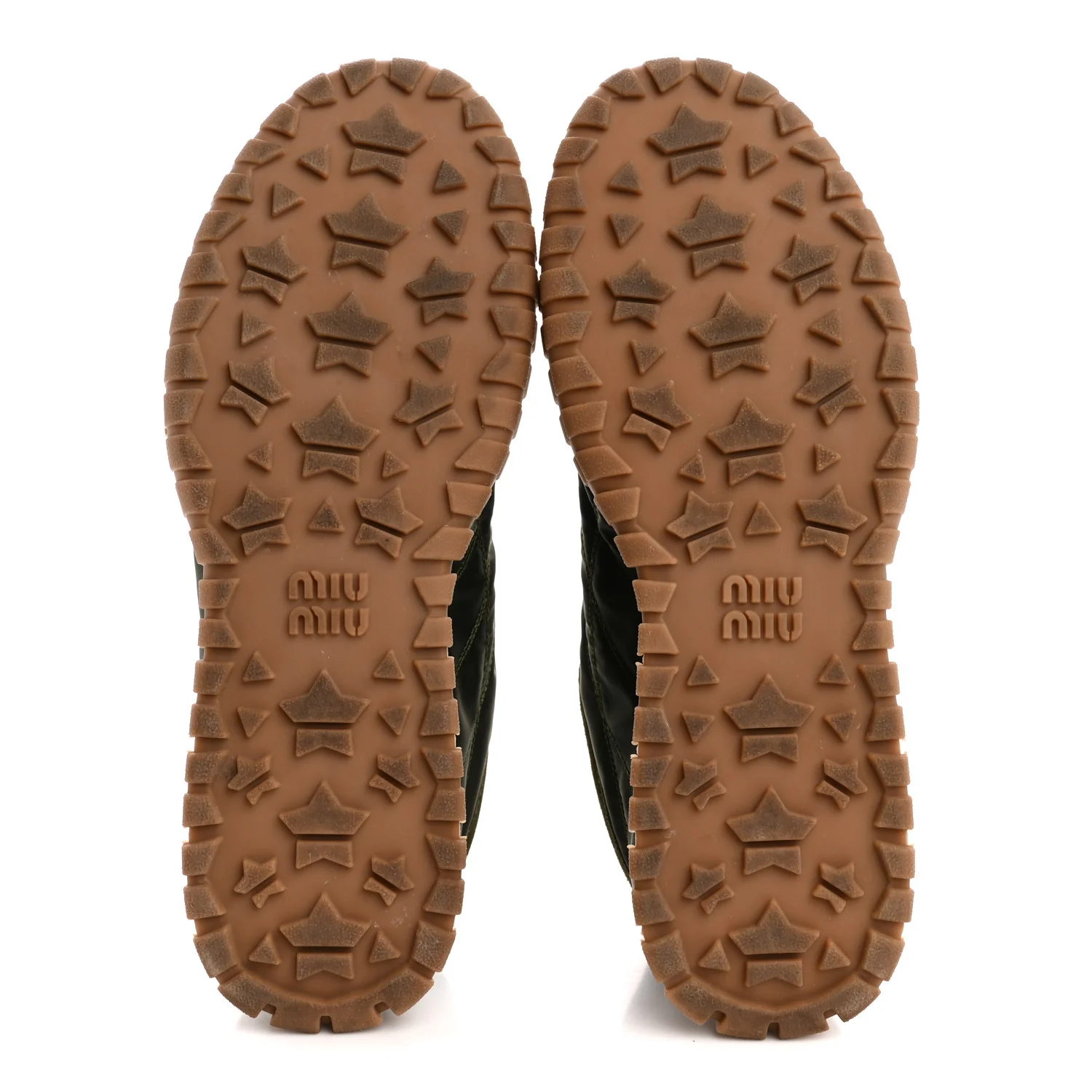 Nylon Scamosciato Suede Tyre Sneakers 38 Loden - Image 6