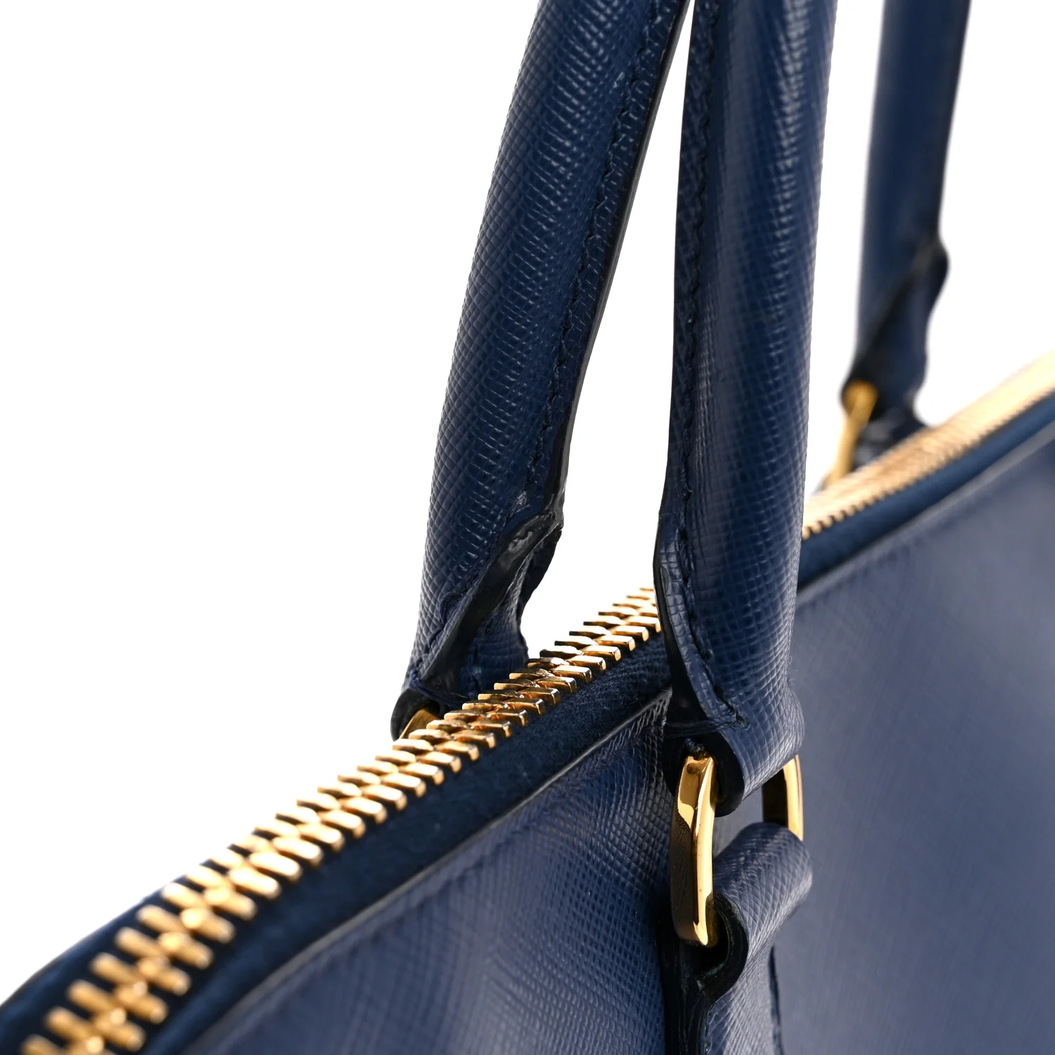Saffiano Lux Large Promenade Tote Bluette - Image 11
