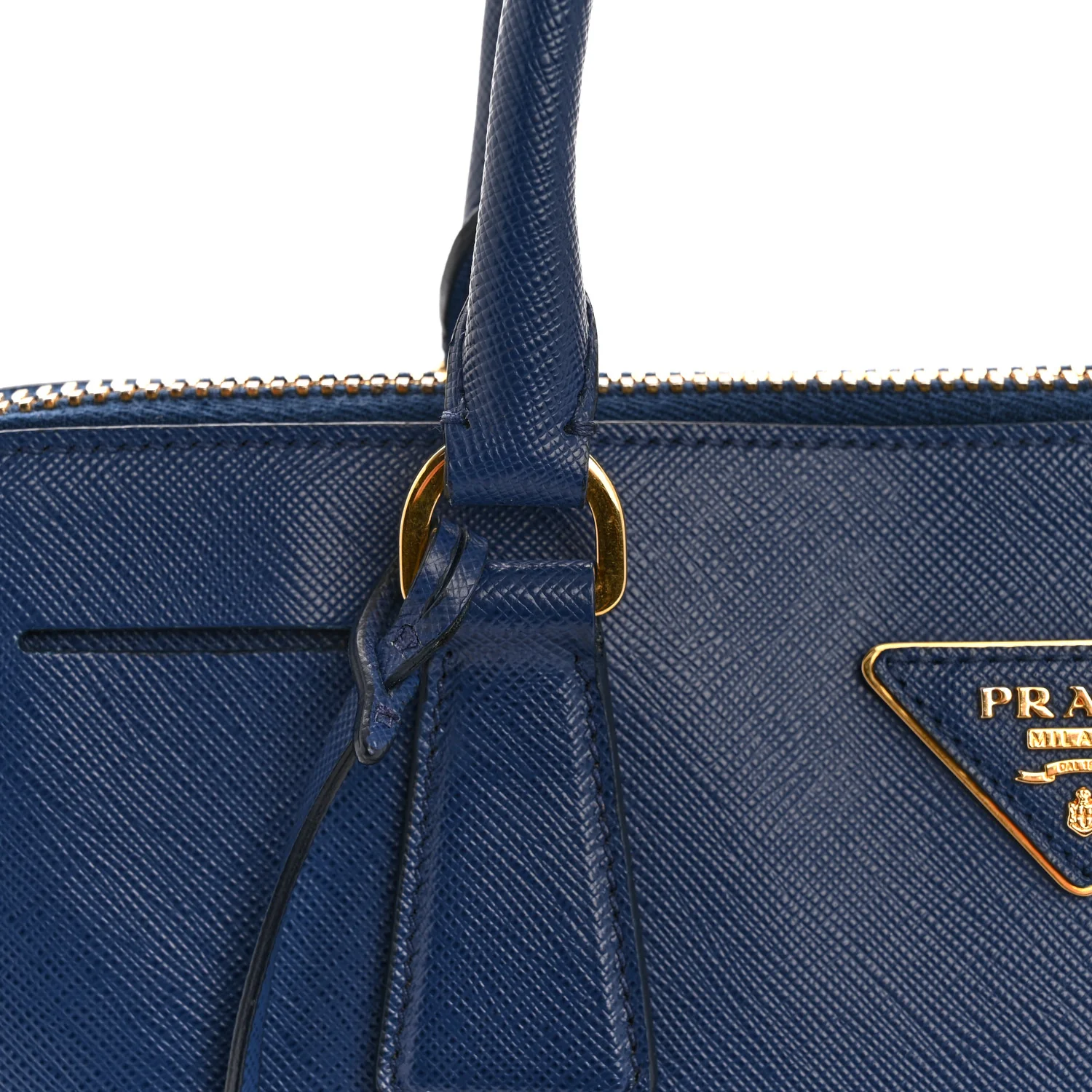 Saffiano Lux Large Promenade Tote Bluette - Image 12