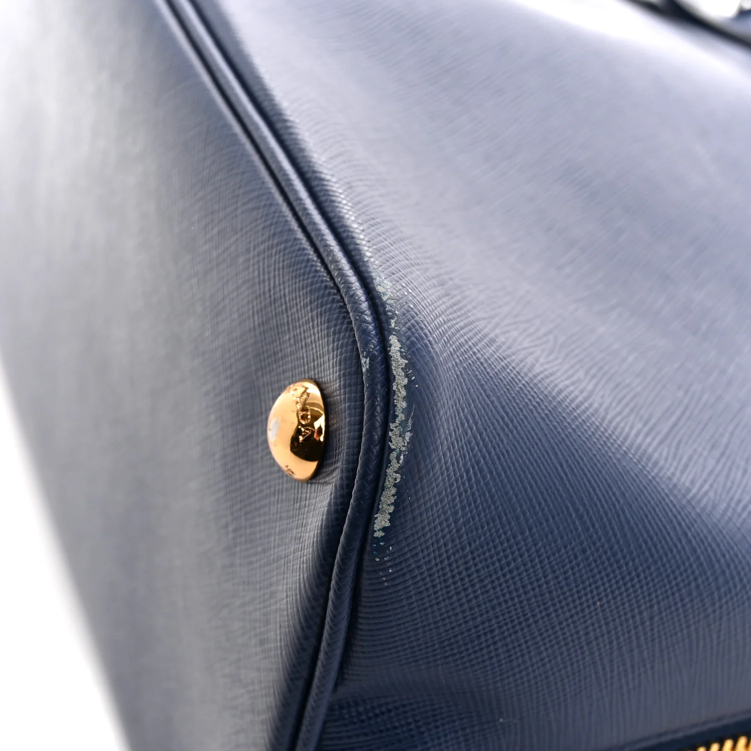 Saffiano Lux Large Promenade Tote Bluette - Image 13