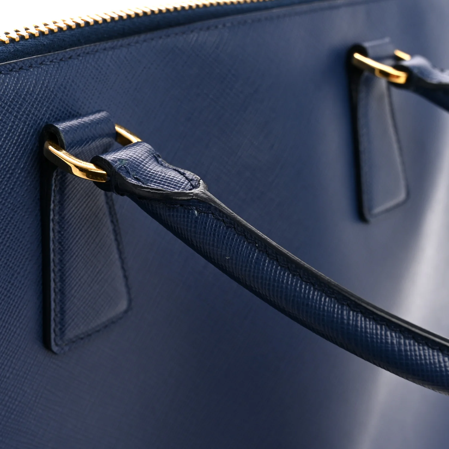 Saffiano Lux Large Promenade Tote Bluette - Image 15